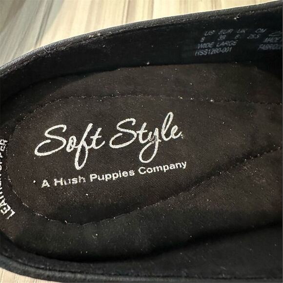 Hush puppy Soft Style Women's Jamila Black Slip-On Mules Size 8.5 Casual Flats - Picture 10 of 12